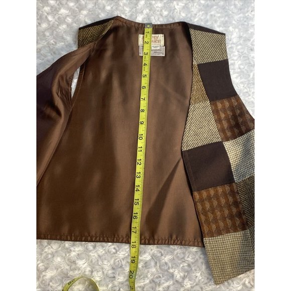 Debby Spence Personal Patchwork Size M Vest Brickerville House Original Vintage - Picture 8 of 12